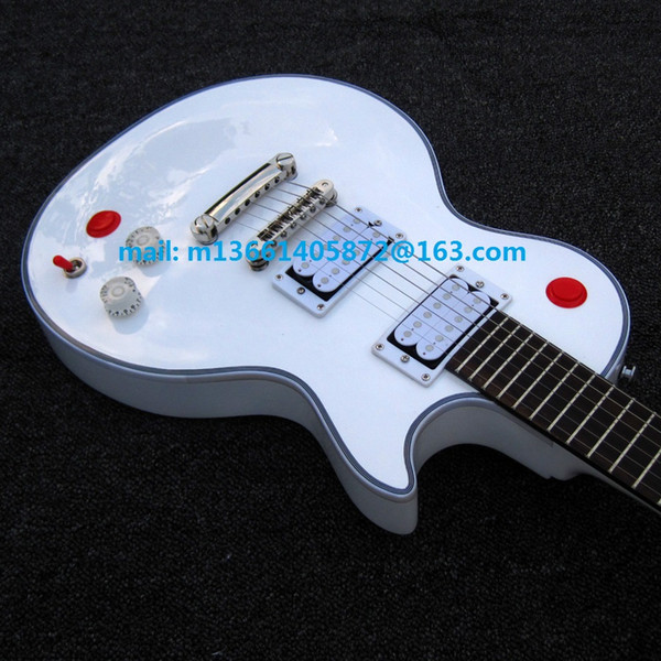 Lespaul Buckthead killswitch 6 strings white color electric guitar free shipping