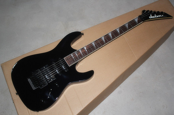 OEM Factory J K SL1 black 6 strings electric guitar Tremolo rock guitarra 24 frets free shipping