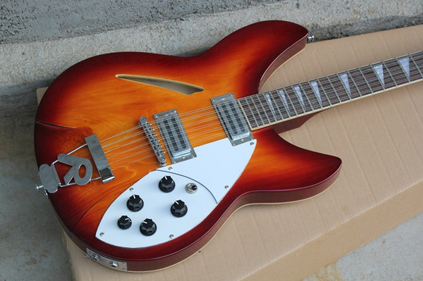 Model 360 sun is setting on the 12 - string semi - hollow electric guitar