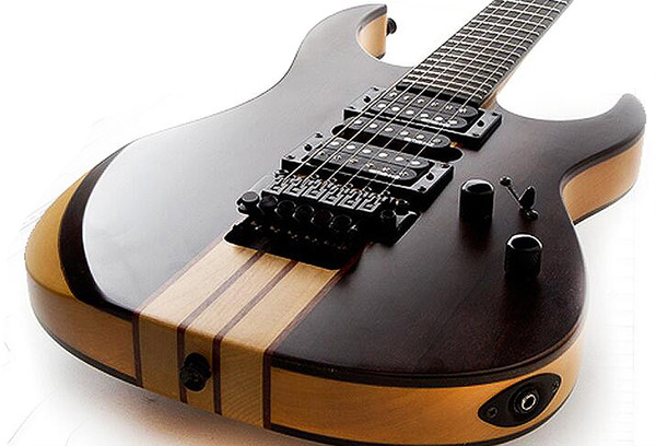 Best quality Chinese custom 6 Strings neck Thru Electric Guitar with Floyed rose, gold hardware