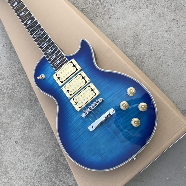 Free Shipping Factory custom shop 2019 New Top Quality Ace frehley signature 3 pickups Electric Guitar