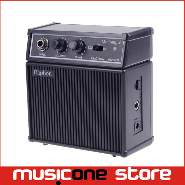 New Daphon Mini AMP 2 3W Electric Gutiar AMP Portable with Belt Clip Free shipping MU0488