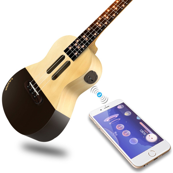 Populele U1 23 inch Smart Concert Ukulele Uke Kit Supports APP Teaching Bluetooth more easy for new learners