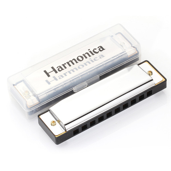 10 Hole Resin Harmonica Children's Educational Harmonica Instrument Blues Scenic Spot Blues Harmonica Parental Companion Toy Wholesale