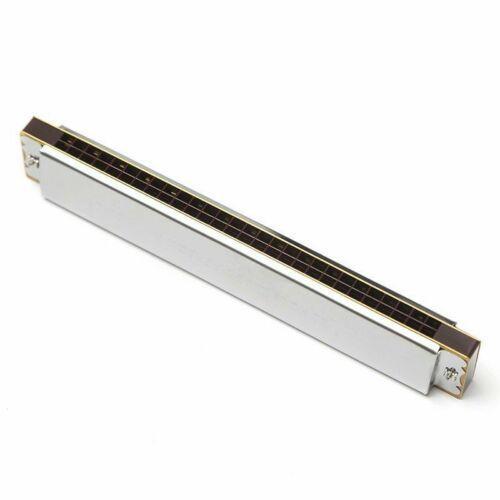 Swan Harmonica 28 Hole Tremolo Accent Wide Diapason Octave Mouth Key Of C