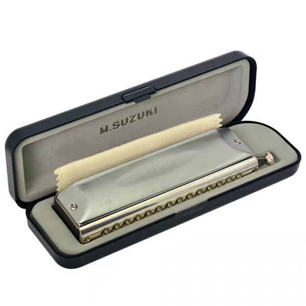 Suzuki chromatic 12 hole harmonica for men and women Sirius S-48 S64C 16 hole chromatic harmonica