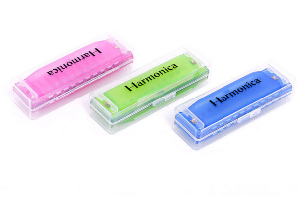 free shipping Children's candy color harmonica music educational toys