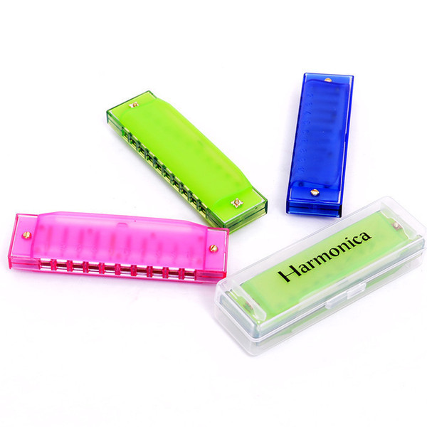 Boxed harmonica instrument, 10 hole Korean harmonica