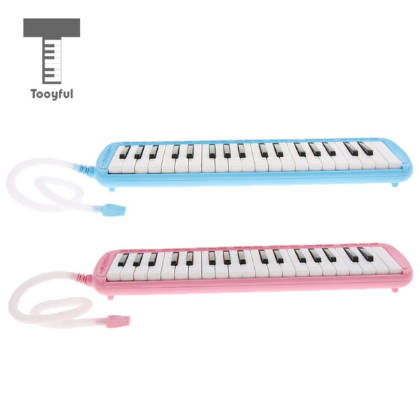 Tooyful Portable Resin 37 Keys Piano Melodica Melodion Standard Tone with Carrying Bag Keyboard Instrument Toys gift