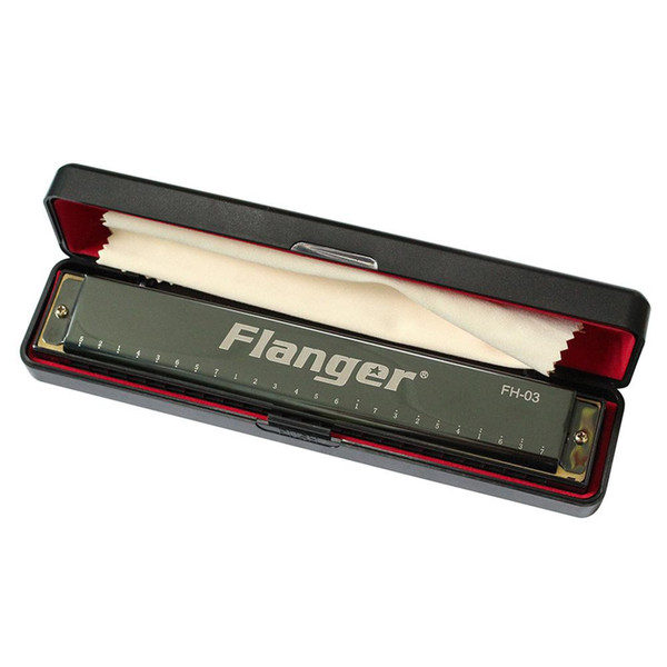 Flanger FH Series Harmonica Key C Brass/phosphorus Copper 10/24 Holes 20/48 Tones Adjustable Blues Harmonica