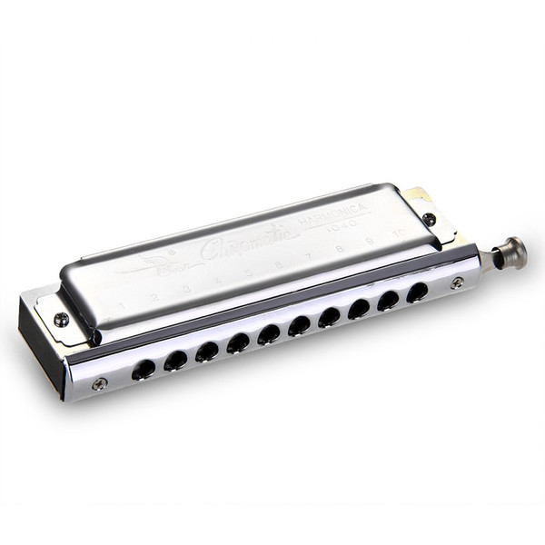 5 PCS of (Chromatic Harmonica 10 hole 40 ton tonality C Key Music to Mouth)