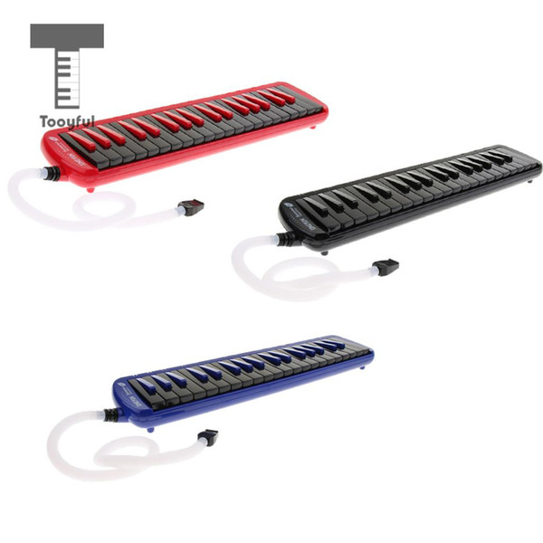 Tooyful Professional 37 Key Melodica Pianica Piano Keyboard with Bag Mouthpiece Blowpipe Cloth