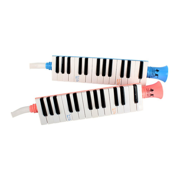 27 Keys Mouth Organ Harmonica Music Educational Wind Musical Instrument Pink Blue Great Gift Toy For Kids Beginner