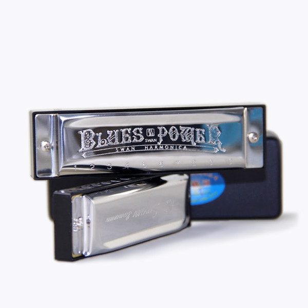 10 Holes SWAN SW1020H C Key 20 Tone Blues Harmonica