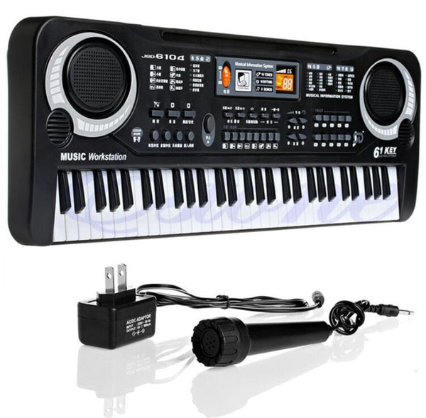 Children Electric Piano Organ 61 Keys Music Electronic Keyboard Key Board For Kids Chrismas Gift US plug
