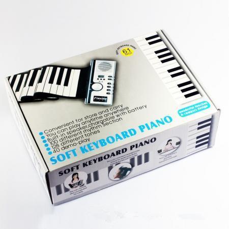Good 61 Keys Flexible Soft Portable Electric Digital Roll up Keyboard Piano Music