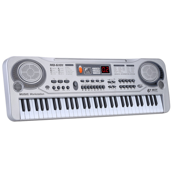 61 Keys Electronic Keyboard Piano LED Music Toy with Microphone 21