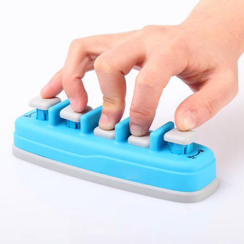 Blue Piano Electronic keyboard Hand Finger Exerciser Tension Training Trainer