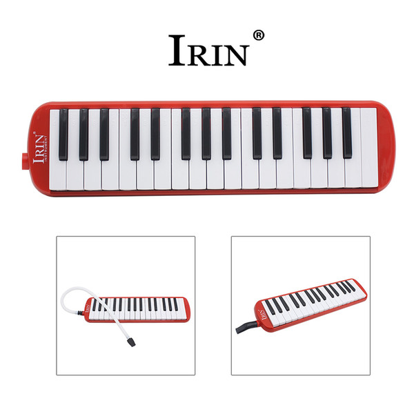 new style 32 Piano Keys red Melodica Musical Instrument for Music Lovers Beginners Gift with Carrying Bag
