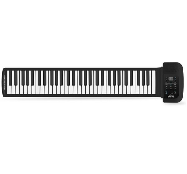 61 Keys 128 Synthesized Tones 100 Preset Rhythms Superior Roll Up electrical Piano with Soft Keys for kids education