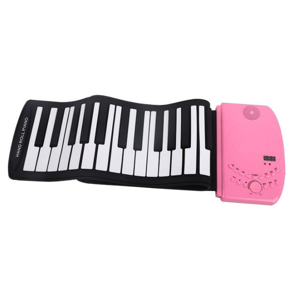 61-key thickened hand roll piano 61-key folding piano portable hand roll charging