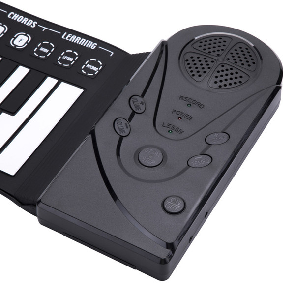 Beginner professional folding hand roll piano introduction 49 key thickening hand roll piano charging portable keyboar