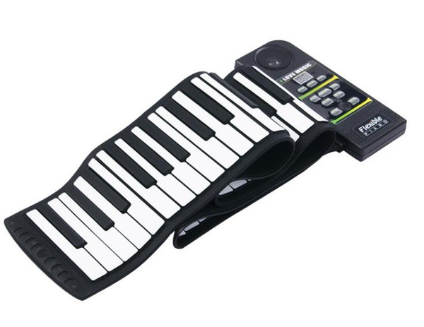 88-key hand roll piano folding piano soft with speaker pronunciation
