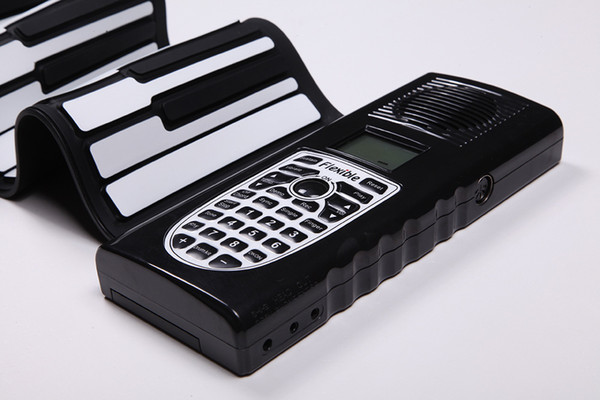 New Flexible Piano 61 Keys Electronic Piano Keyboard Silicon Roll Up Sustain Function USB Port with Loud Speaker