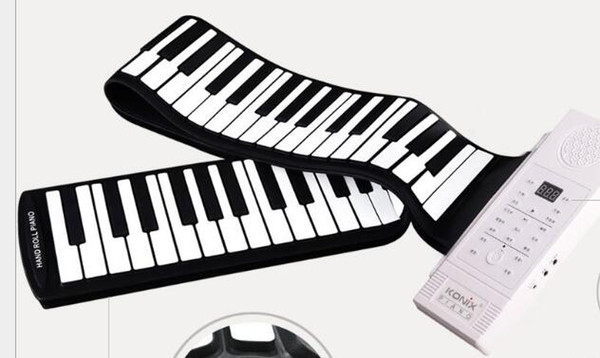 Hand roll piano 88 keys portable keyboard folding portable