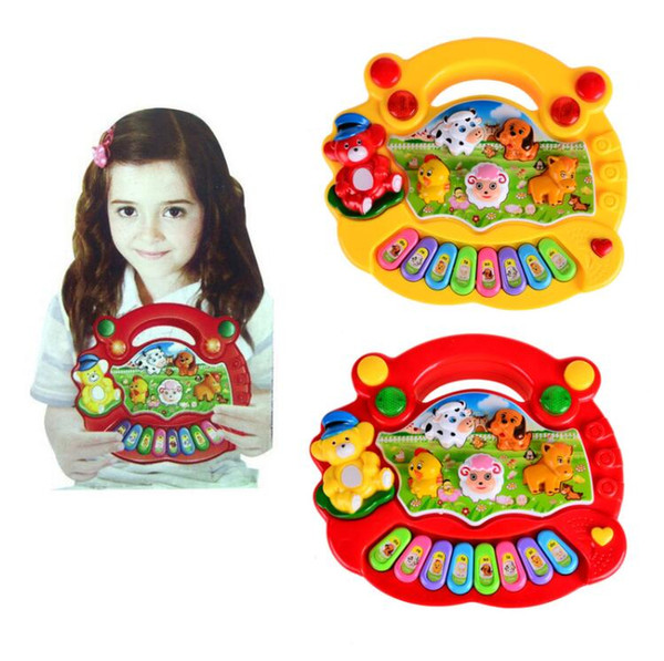 Baby Kid's Electrical Farm Animal Sound Keyboard Piano Music Toy Free Shipping