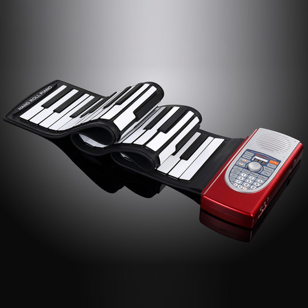 DoReMi Professional Folding Piano Roll Portable Electronic Pianos Silicone Keyboard Organ 61 Keys Teclados Musicais S2018-61