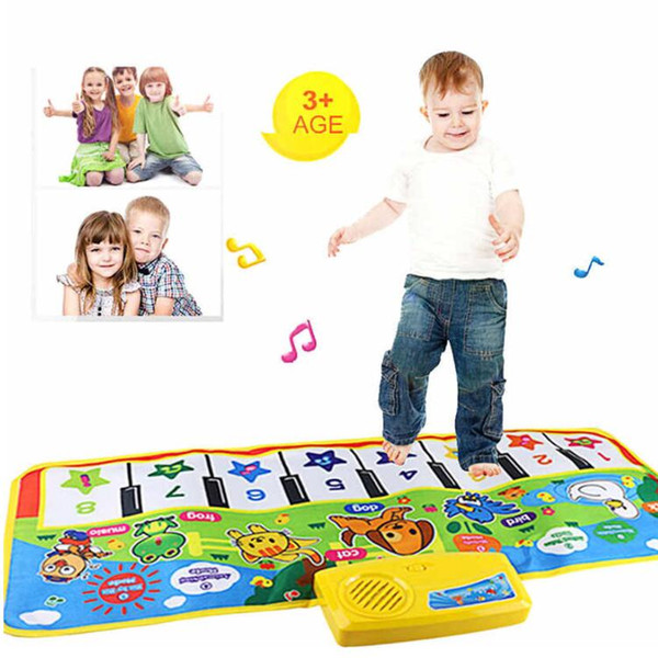 Education Toy plastic kids toy New Touch Play Keyboard Musical Music Singing Gym Carpet Mat Best Kids Baby Gift