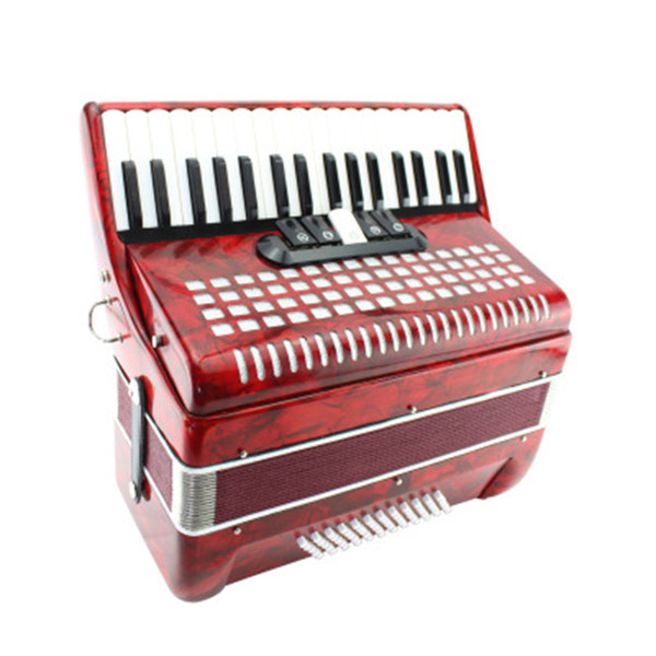 2018 NEW Test performance beginner 60 bass 34 keys 5 voice change high-end professional performance accordion