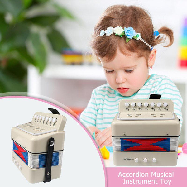 Small Children Keyboard Accordion Rhythm Educational Musical Instrument Band Toy for Kids