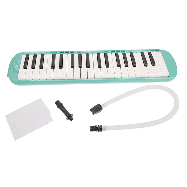 Piano Style 37 Key Melodica with Handbag musical instrument for kids children students Musical Lovers Green