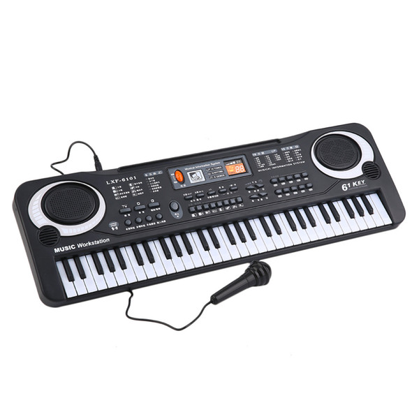 61 Keys Music Electronic Digital Keyboard Electric Organ Children Great Gifts With Microphone Musical Instrument Top quality