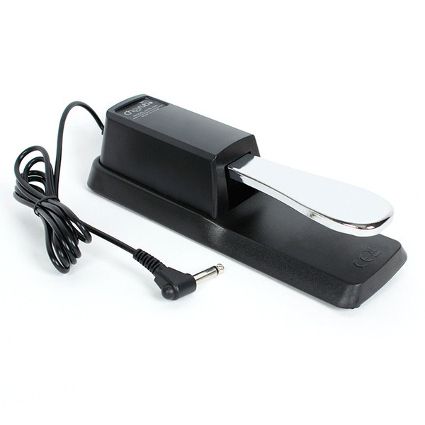 Cherub WTB-005 Electronic Organ Metal Sustain Pedal For Electronic Keyboard Great Musical Keyboard Instruments Black Piano Part