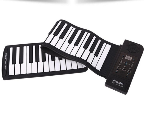 Hand roll piano 61 key folding piano thickening with hand-feeling portable roll piano