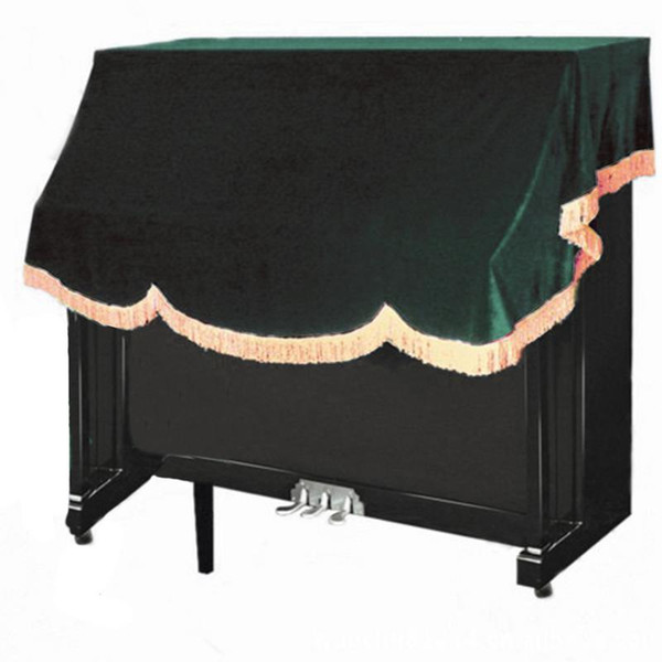 1 Pieces Dustproof Home Textile Gold Velvet Fabric Cover Piano Accessories Thick Piano Cover