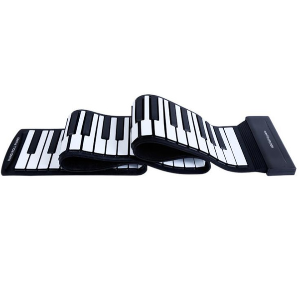 Hand roll piano 88 key thickening professional version MIDI soft keyboard folding simulation adult practice portable keyboard
