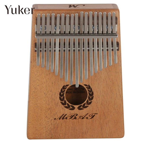 Wood Color Solid Musical Performance Thumb Piano Novice Practice Mbira Finger Thumb Piano Kalimba African