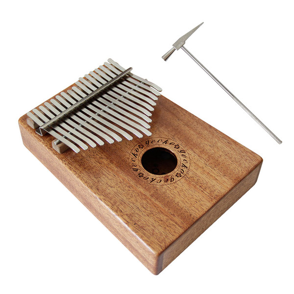 17 Key Finger Kalimba Mbira Sanza Thumb Piano Pocket Size Beginners Supporting Bag Keyboard Marimba Wood Musical Instrument