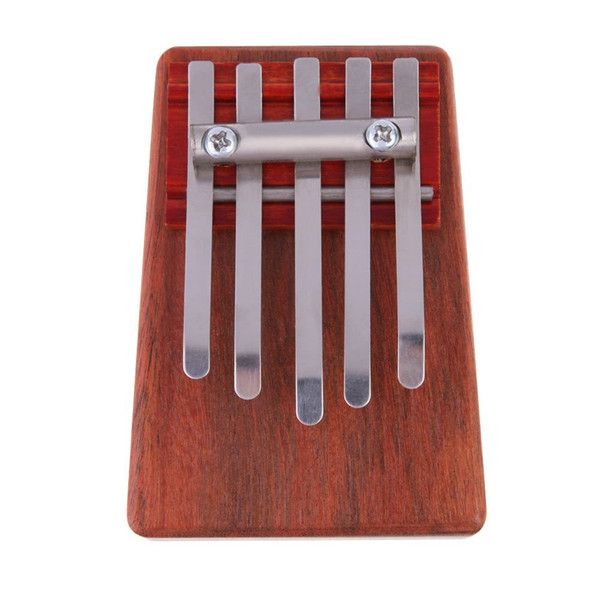 5 Key Kalimba Mbira Likembe Sanza Finger Thumb Piano Rosewood Instrument