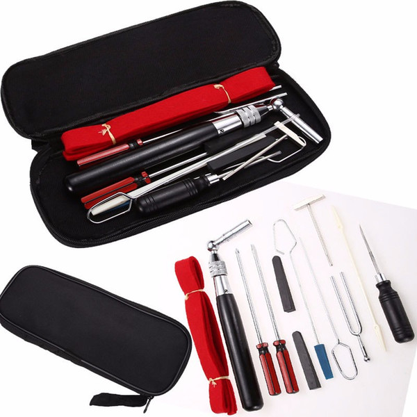 13pcs/Set Piano Tuning Maintenance Tools Kit with Case For Piano Musical Instruments Parts Accessories