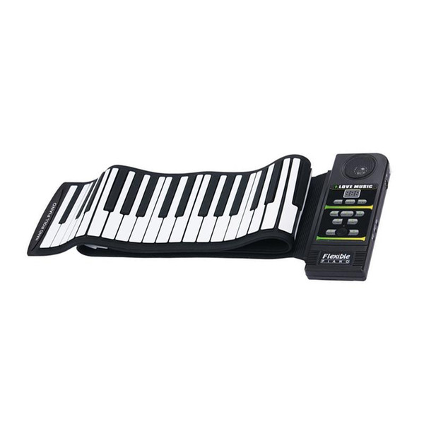 1PC Soft Piano Silica Gel Material Electronic 88 Button Soft Piano Keyboard for Children Adult Kids