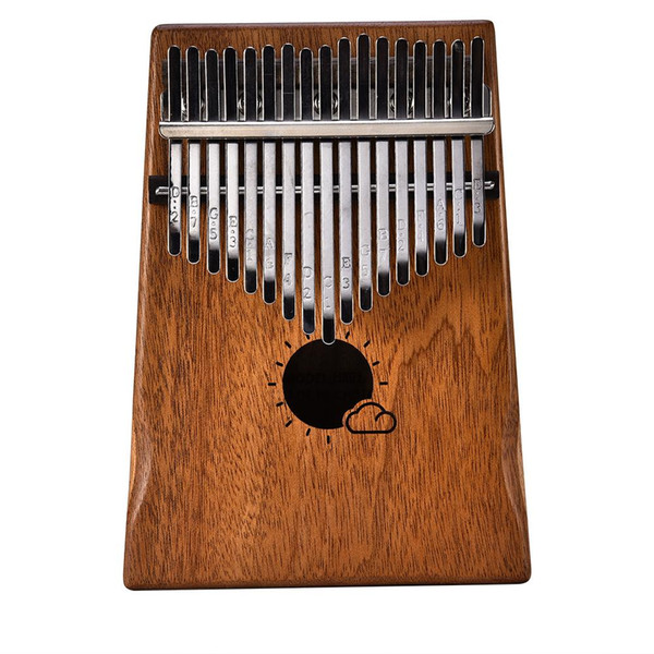 17 Key Kalimba Mbira Calimba African solid Mahogany Thumb Piano Finger with Bag Keyboard Marimba Wood Musical Instrument
