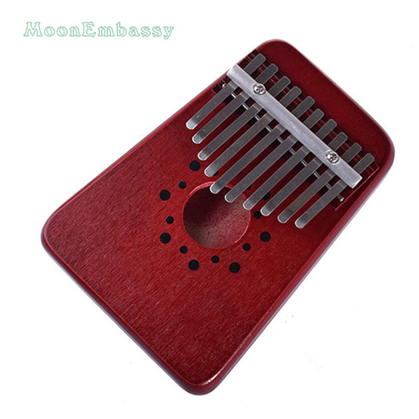 Finger piano African indigenous Kalimba mbira piano musical instrument 10 mahogany The simple instrument 10 tone