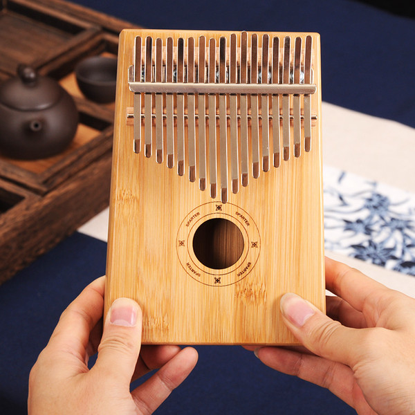 17 Key Kalimba African solid Mahogany Thumb Finger Piano Sanza 17 keys Solid Wood Kalimba Mbira Thumb