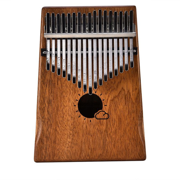 17 Key Kalimba Mbira Calimba African Solid Mahogany Thumb Piano Finger With Bag Keyboard Marimba Wood Musical Instrument