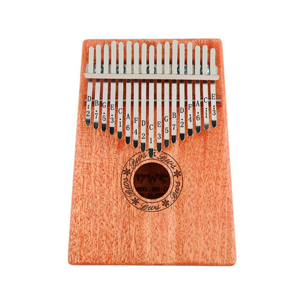 10 Key Kalimba Elk Sound Hole Single Board mAhogany Thumb Piano Mbira Natural Mini Keyboard Instrument